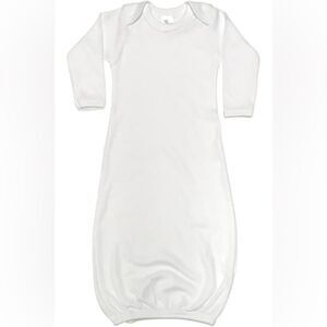 Cozy White Baby Gown 4pc For $5